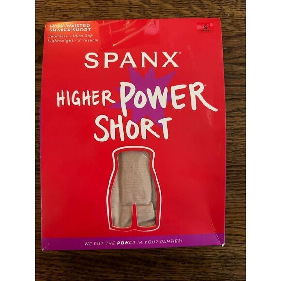 Spanx Tummy Control High-waisted Power Short nude small size small - Picture 5 of 7